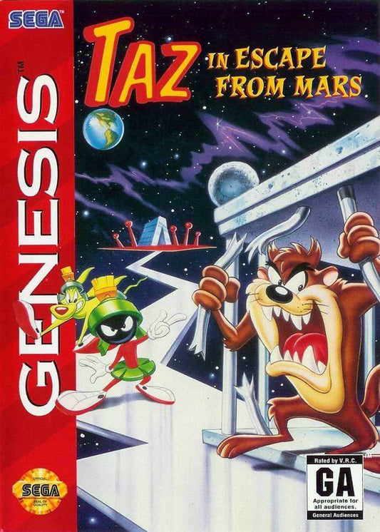 Taz in Escape from Mars (Sega Genesis) - Game Manual Only