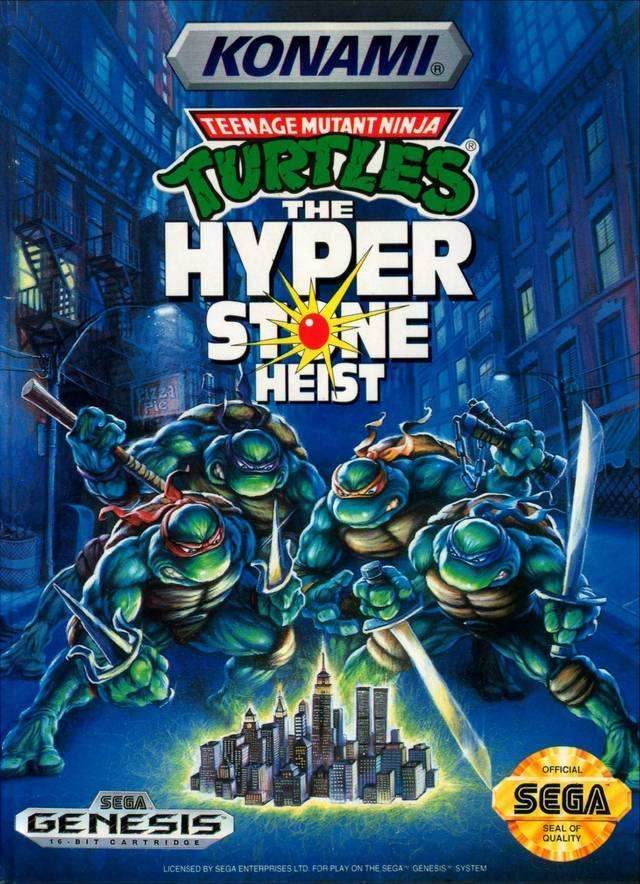 Teenage Mutant Ninja Turtles: Hyperstone Heist (Sega Genesis) - Game Manual Only