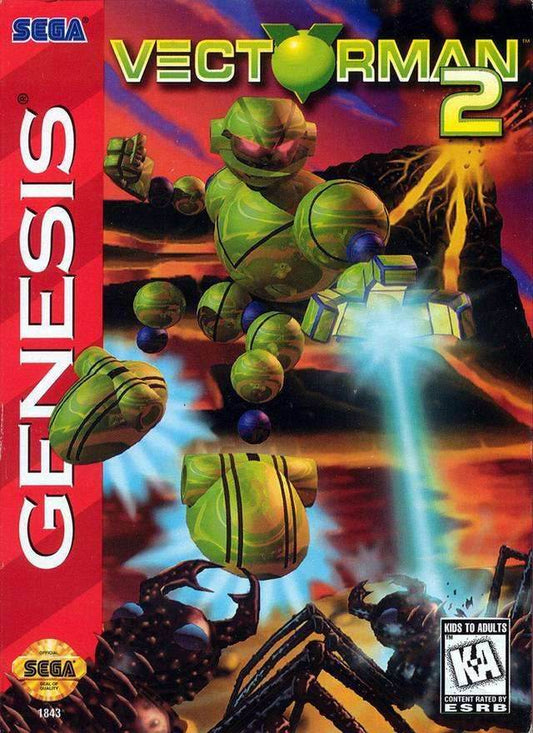 Vectorman 2 (Sega Genesis) - Game Manual Only