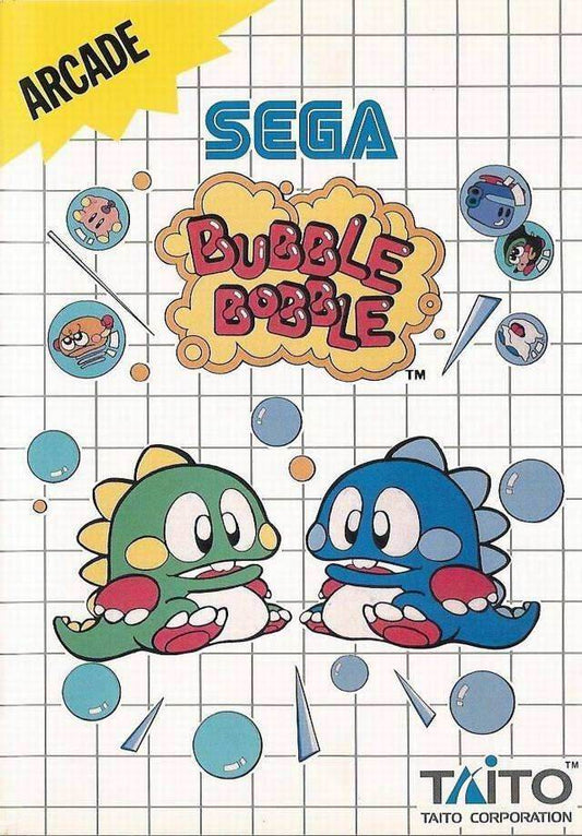 Bubble Bobble (Sega Master System) - Game Manual Only