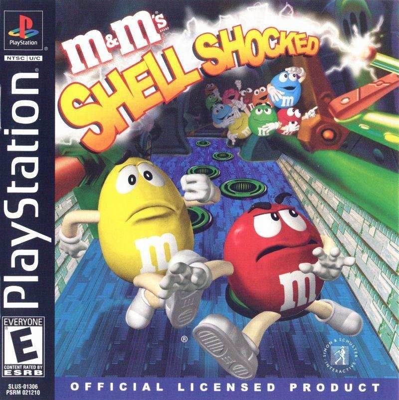 M&M's Shell Shocked (Playstation) - Game Manual Only