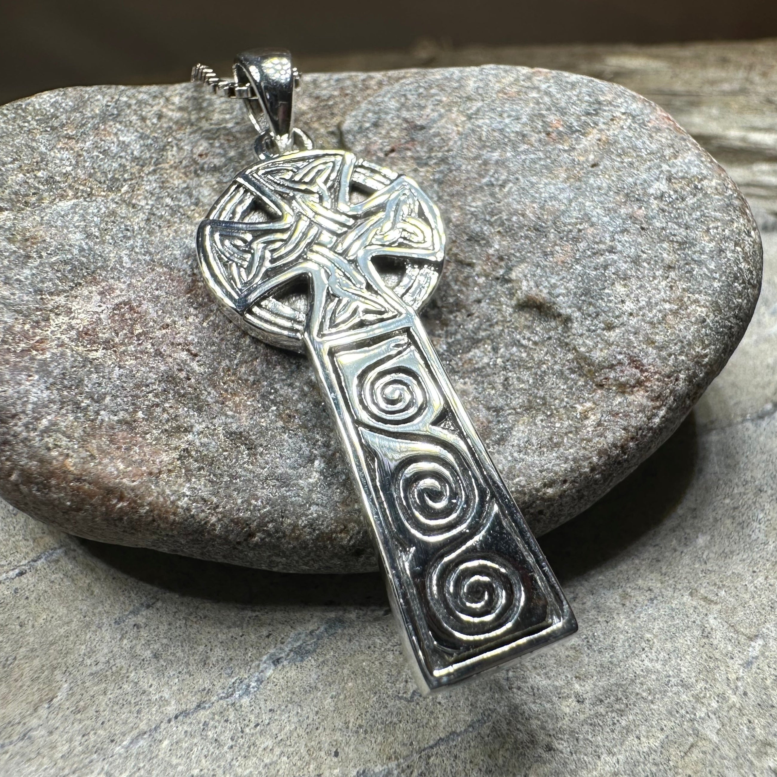 Modern Celtic Cross Necklace