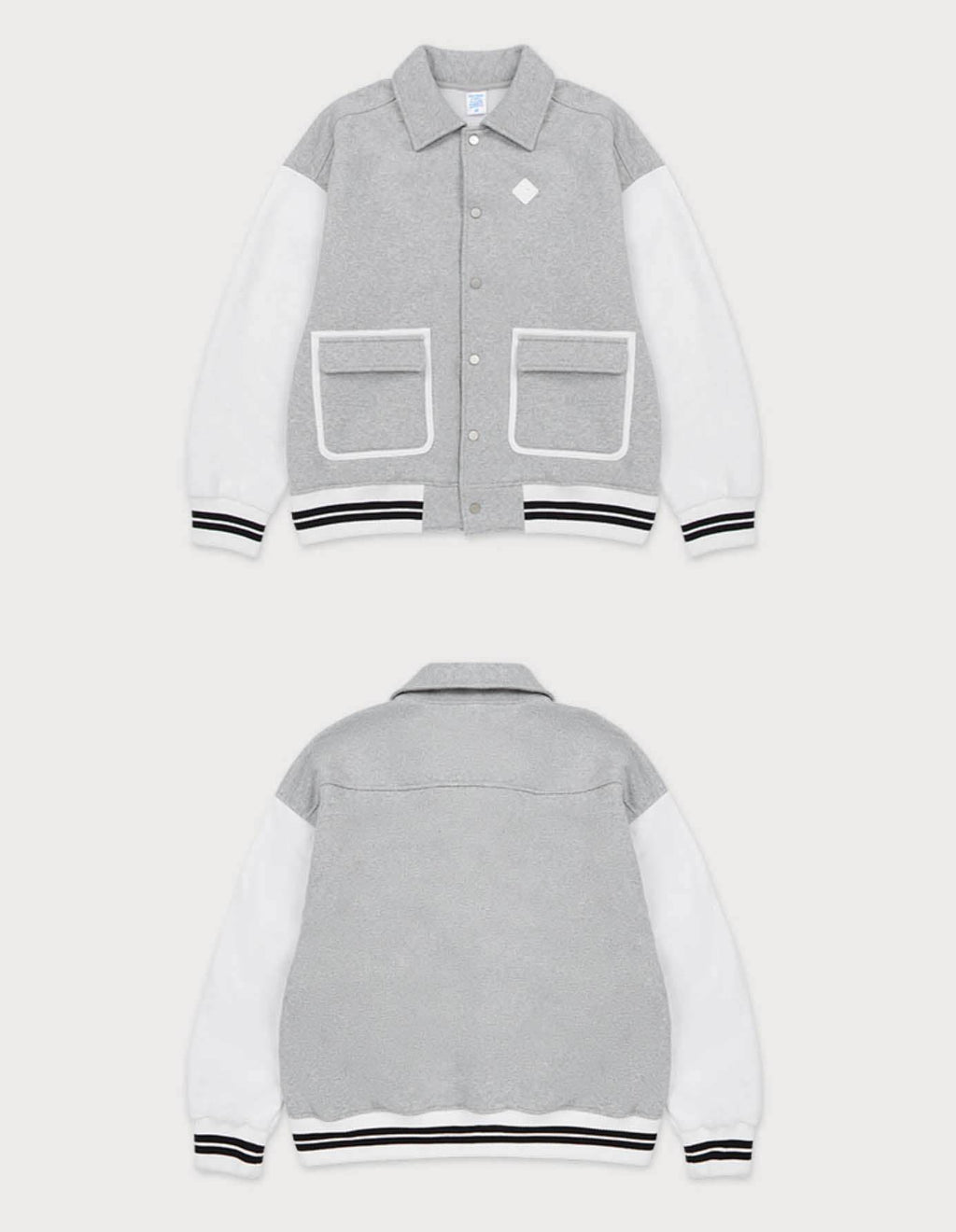 Grey Scholarship Jacket - Grey / M