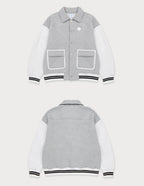 Grey Scholarship Jacket - Grey / M