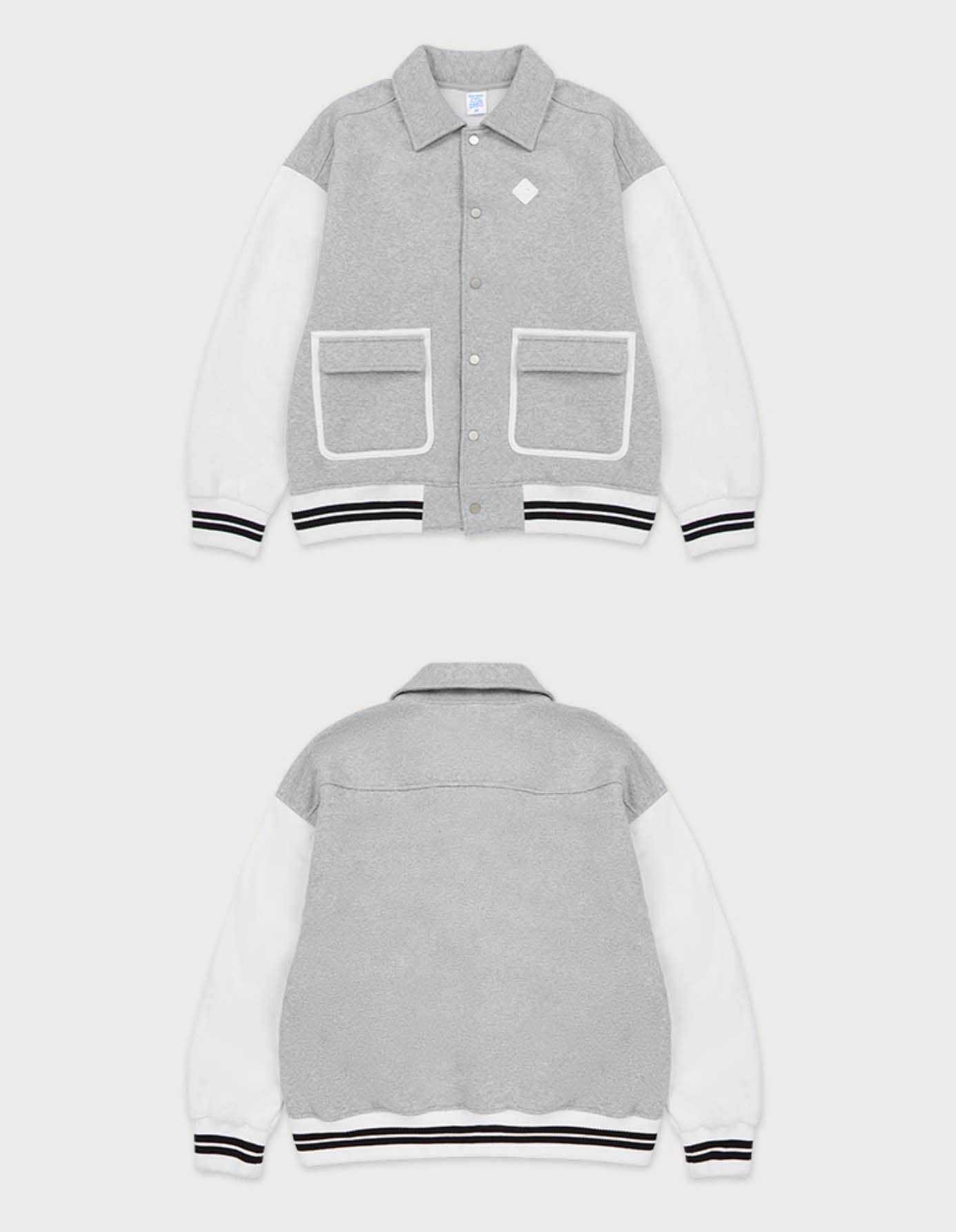 Grey Scholarship Jacket - Grey / M
