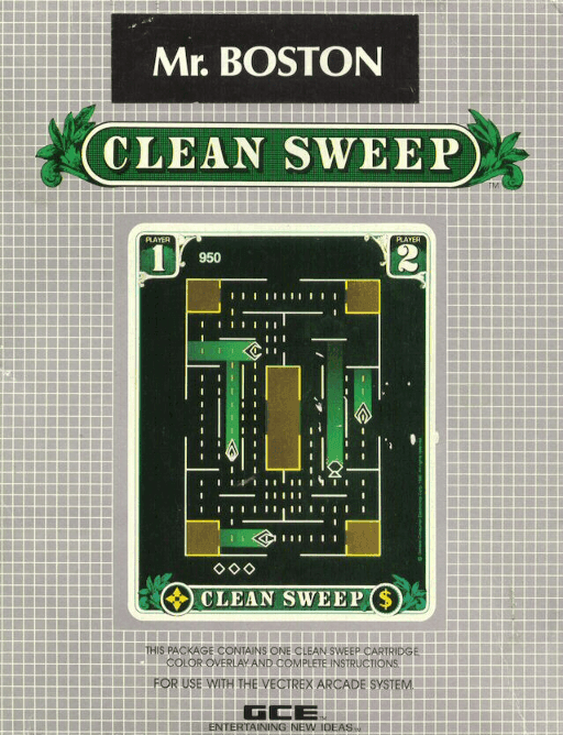 Mr. Boston Clean Sweep (Vectrex) - Game Manual Only