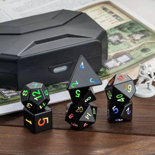 Dice - Colorful Multi-faceted Electronic Toy Glowing Dice