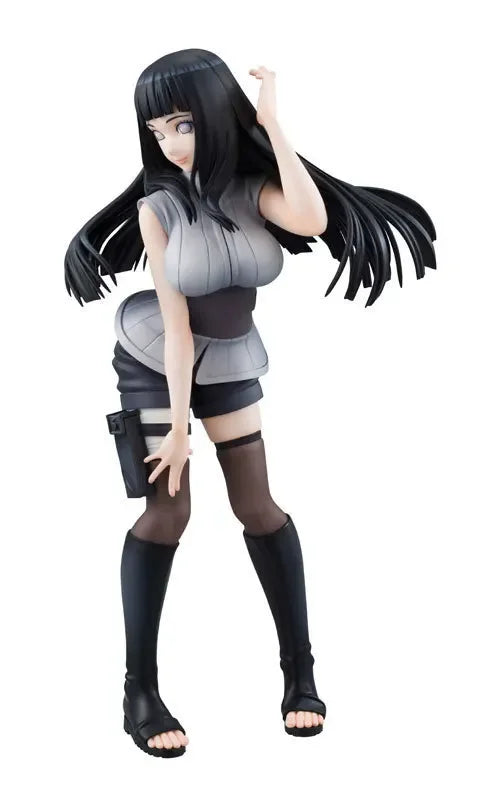 21CM Figure Hyuuga Hinata Sexy Standing PVC Action Figure Hinata Lovely Girl Kakashi Obito Sasuke Model Toy Gift