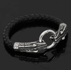 Vikings Dragon Head Stainless Steel Bracelet - 21CM