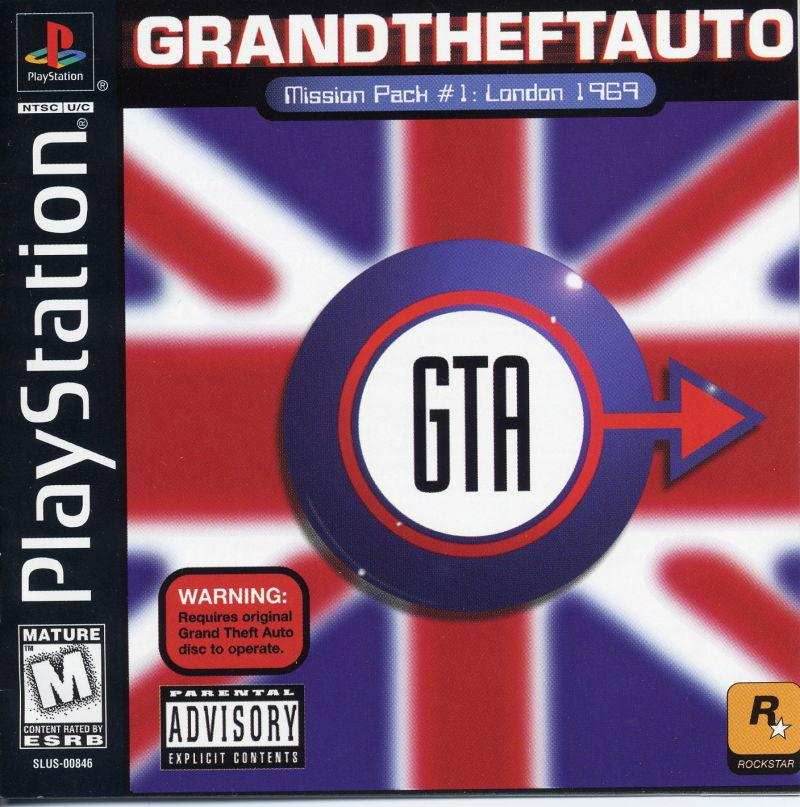 Grand Theft Auto: London Mission Pack (Playstation) - Game Manual Only