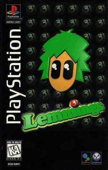 Lemmings 3D (Playstation) - Game Manual Only