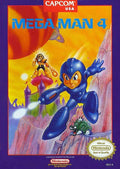 Mega Man 4 (Nintendo NES) - Game Manual Only