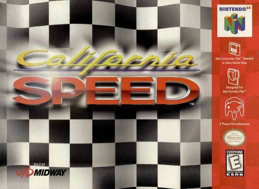 California Speed (Nintendo 64) - Game Manual Only