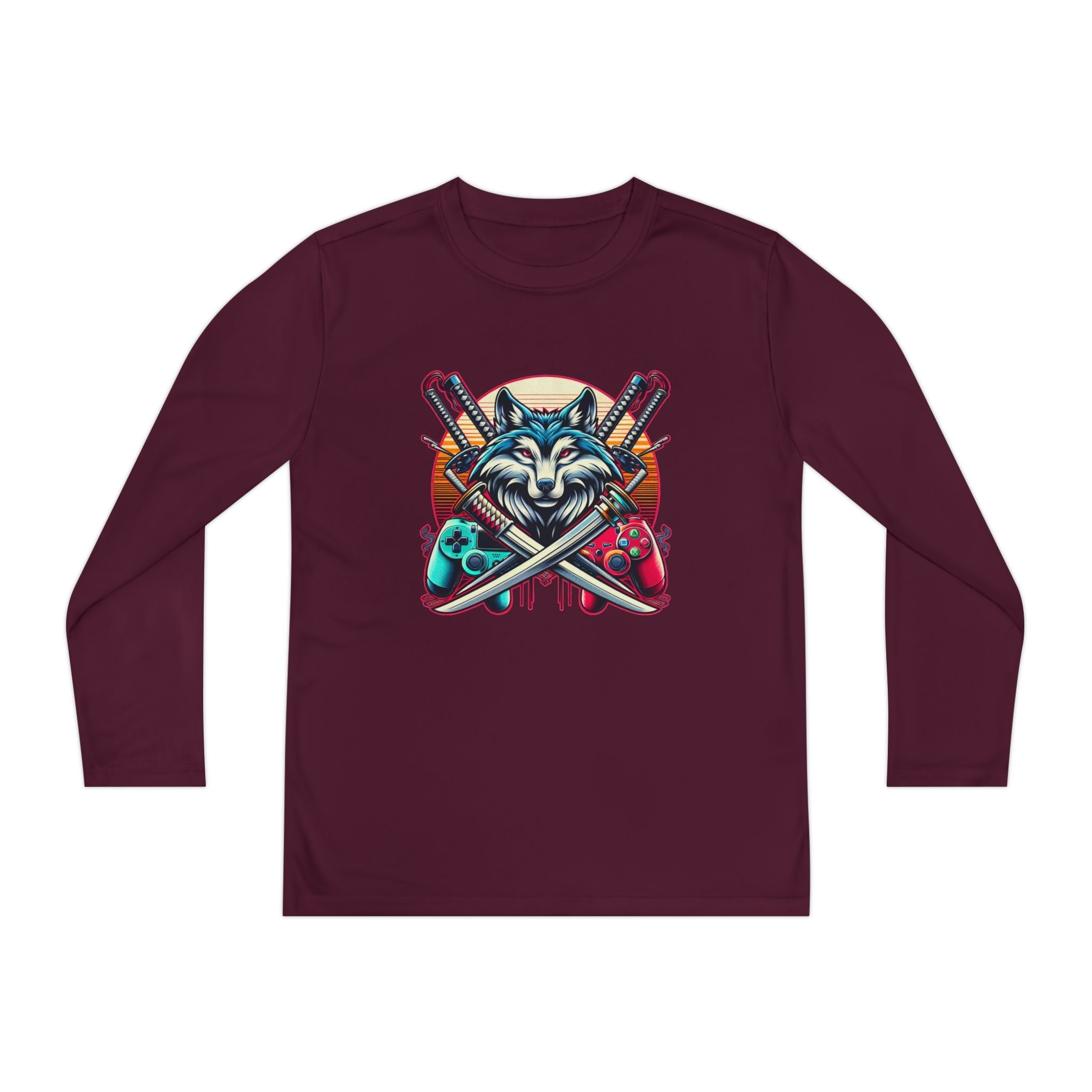 Xp wolf gamer long sleeve shirt