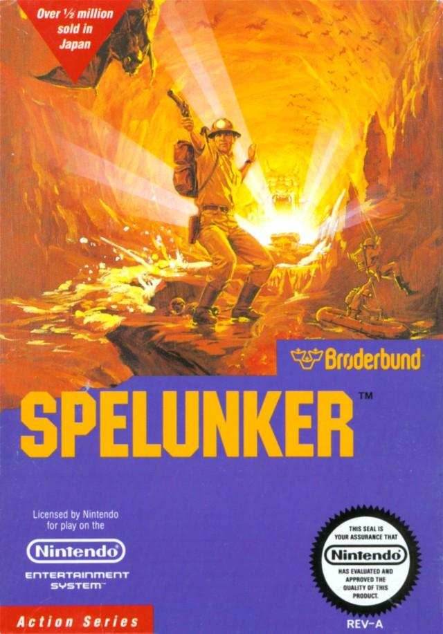 Spelunker (Nintendo NES) - Game Only