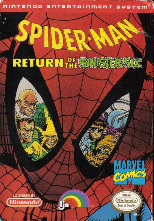 Spider-Man: Return of the Sinister Six (Nintendo NES) - Game Manual Only