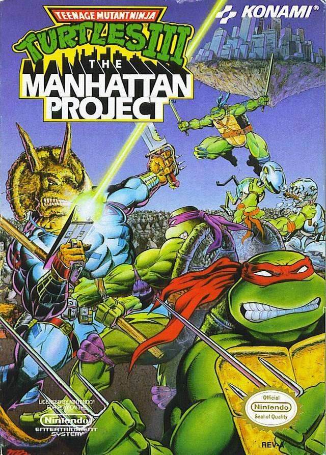 Teenage Mutant Ninja Turtles III The Manhattan Project (Nintendo NES) - Game Manual Only
