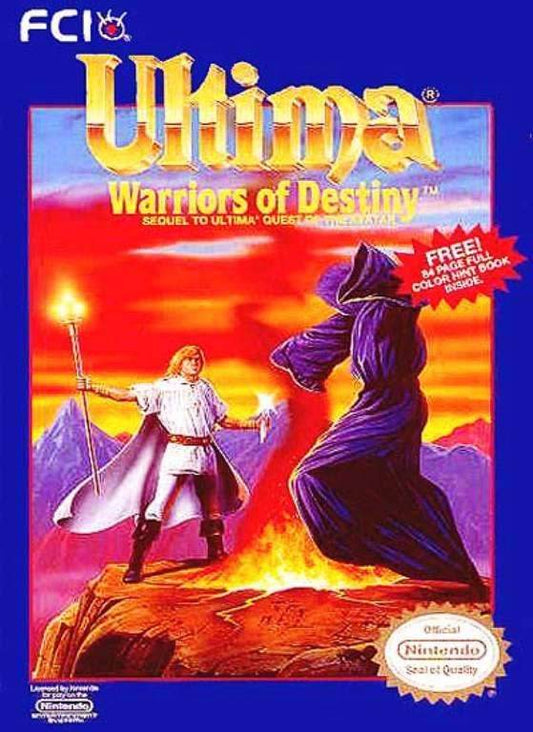 Ultima Warriors of Destiny (Nintendo NES) - Game Manual Only