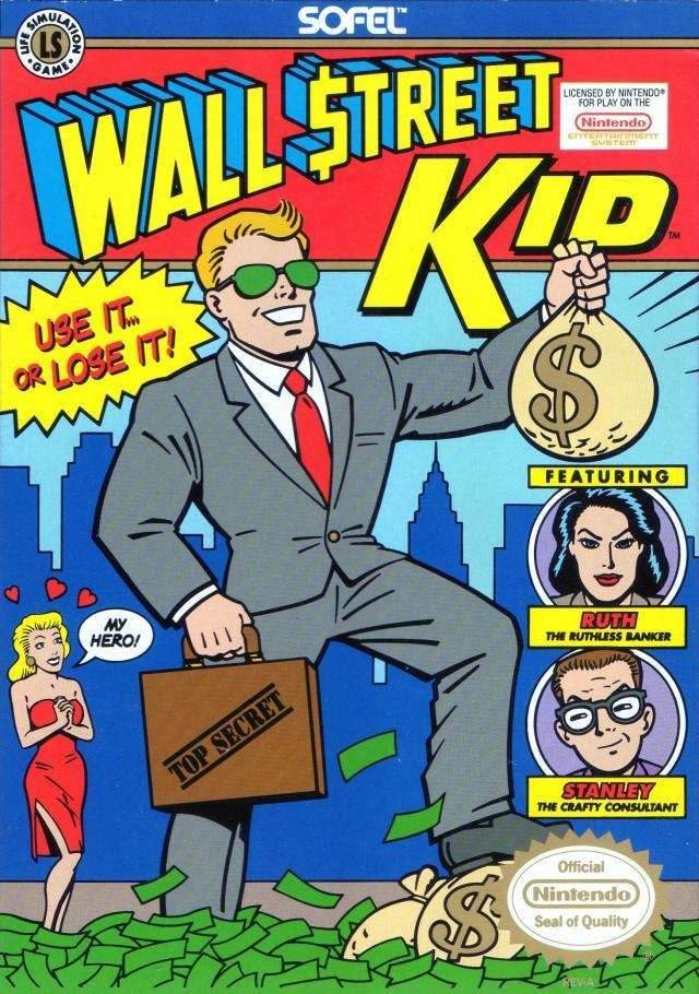 Wall Street Kid (Nintendo NES) - Game Manual Only