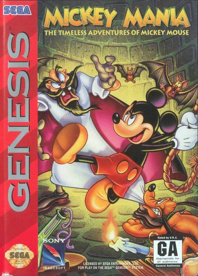 Mickey Mania (Sega Genesis) - Game Manual Only