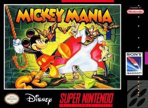 Mickey Mania (Super Nintendo) - Game Manual Only