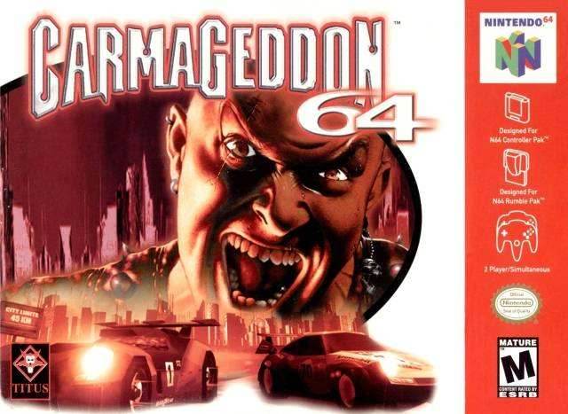 Carmageddon 64 (Nintendo 64) - Game Manual Only