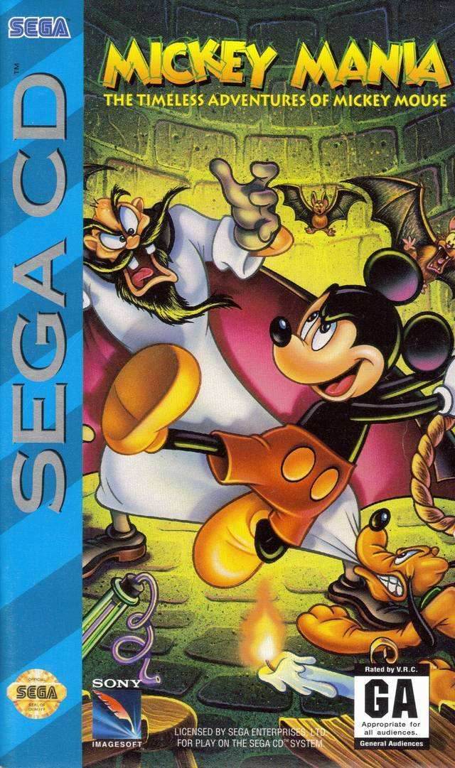 Mickey Mania: The Timeless Adventures of Mickey Mouse (Sega CD) - Game Manual Only