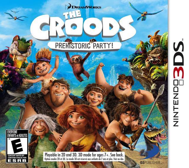 DreamWorks The Croods: Prehistoric Party! (Nintendo 3DS) - Brand New