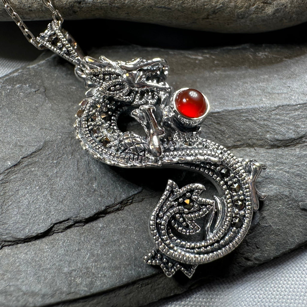 Keith Jack Celtic Dragon Necklace