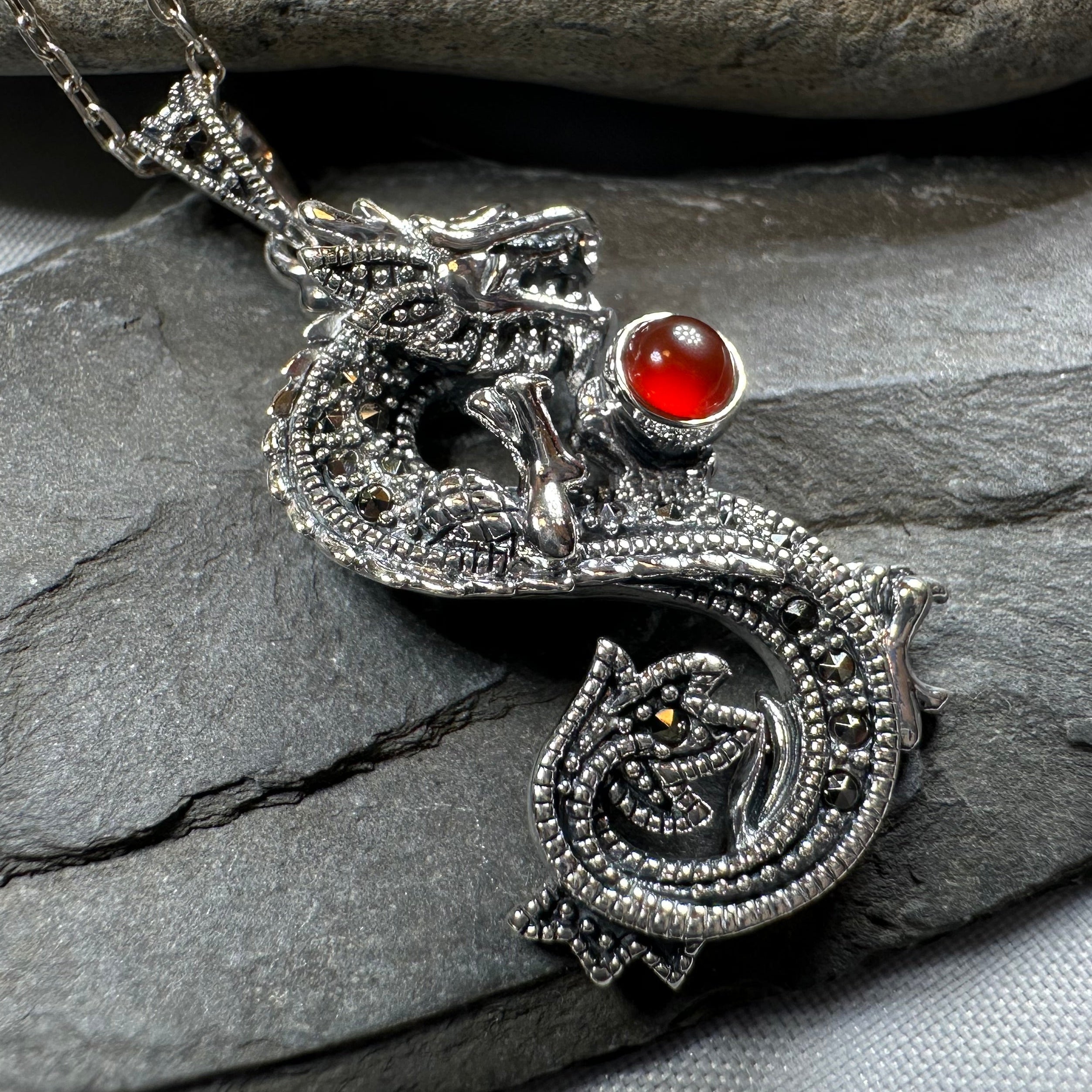 Keith Jack Celtic Dragon Necklace