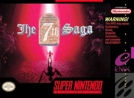 The 7th Saga (Super Nintendo) - Game Manual Only