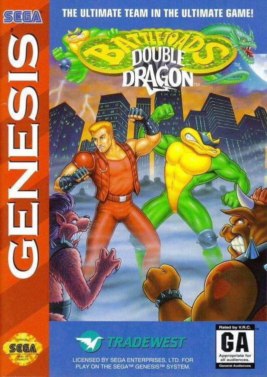 Battletoads and Double Dragon (Sega Genesis) - Game Only