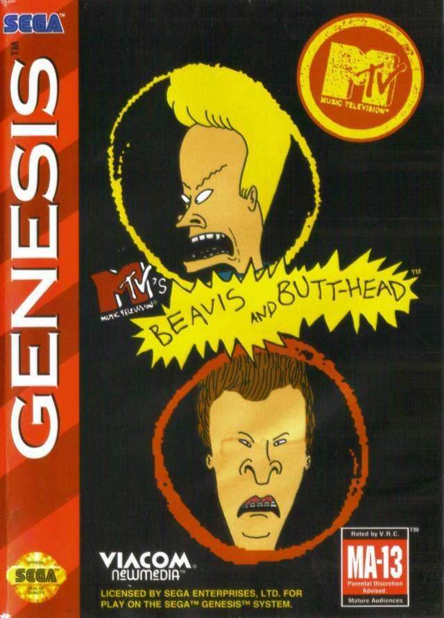Beavis and Butt-Head (Sega Genesis) - Game Only