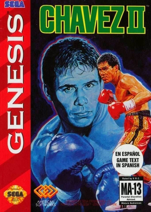 Chavez Boxing II (Sega Genesis) - Game Manual Only