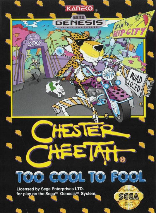 Chester Cheetah: Too Cool to Fool (Sega Genesis) - Game Manual Only