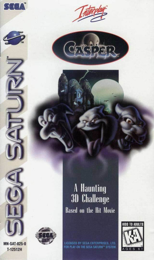 Casper (Sega Saturn) - Game Manual Only