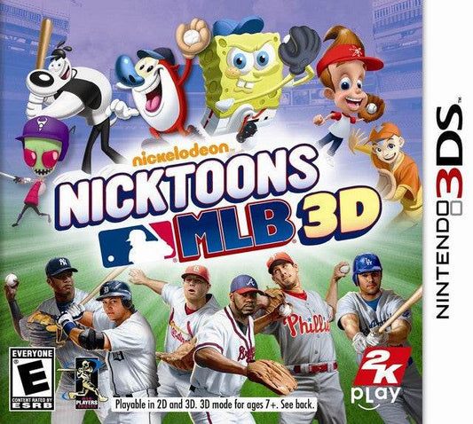 Nicktoons MLB 3D (Nintendo 3DS) - Game Manual Only
