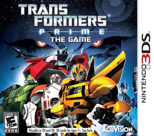 Transformers: Prime The Game (Nintendo 3DS) - Game Manual Only