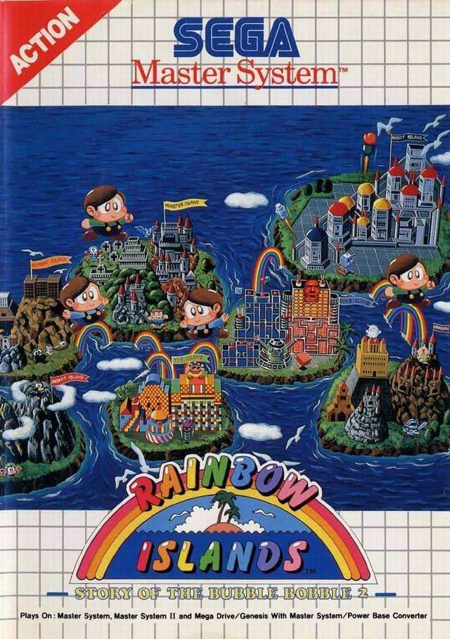 Rainbow Islands (Sega Master System) - Game Manual Only