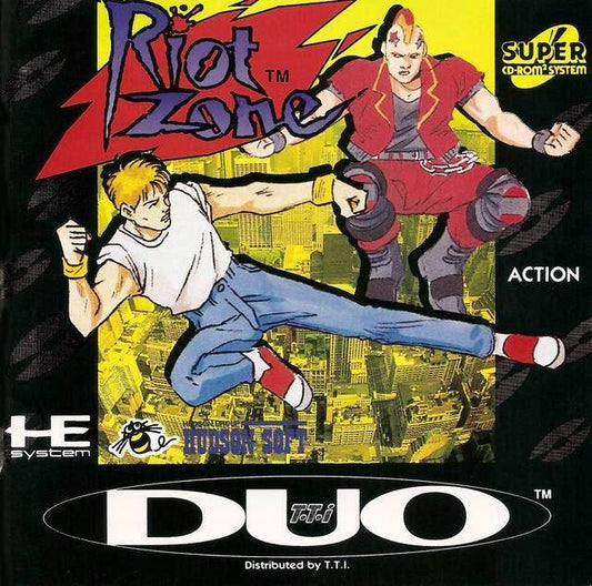 Riot Zone (TurboGrafx-16) - Game Manual Only