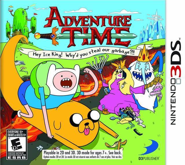 Adventure Time: Hey Ice King! Why'd You Steal Our Garbage?!! (Nintendo 3DS) - Game Manual Only