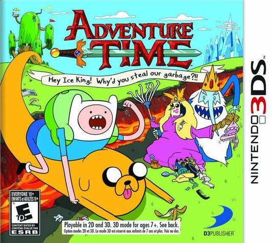 Adventure Time: Hey Ice King! Why'd You Steal Our Garbage?!! (Nintendo 3DS) - Game Manual Only