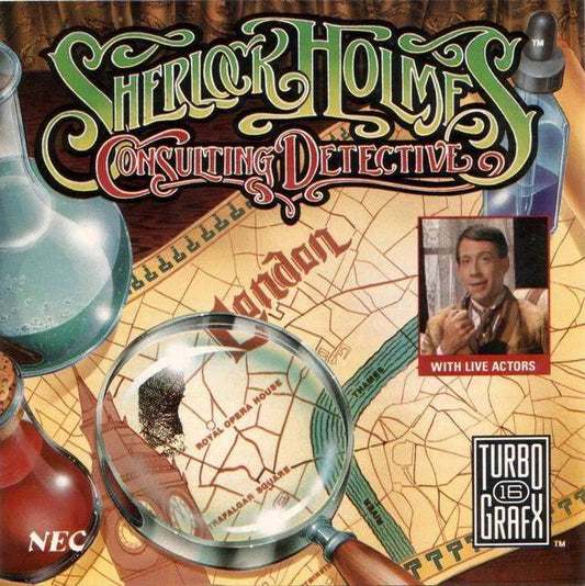 Sherlock Holmes: Consulting Detective [Super CD] (TurboGrafx-16) - Game Manual Only