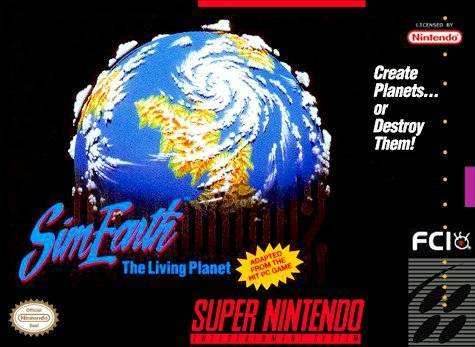 SimEarth the Living Planet (Super Nintendo) - Game Manual Only
