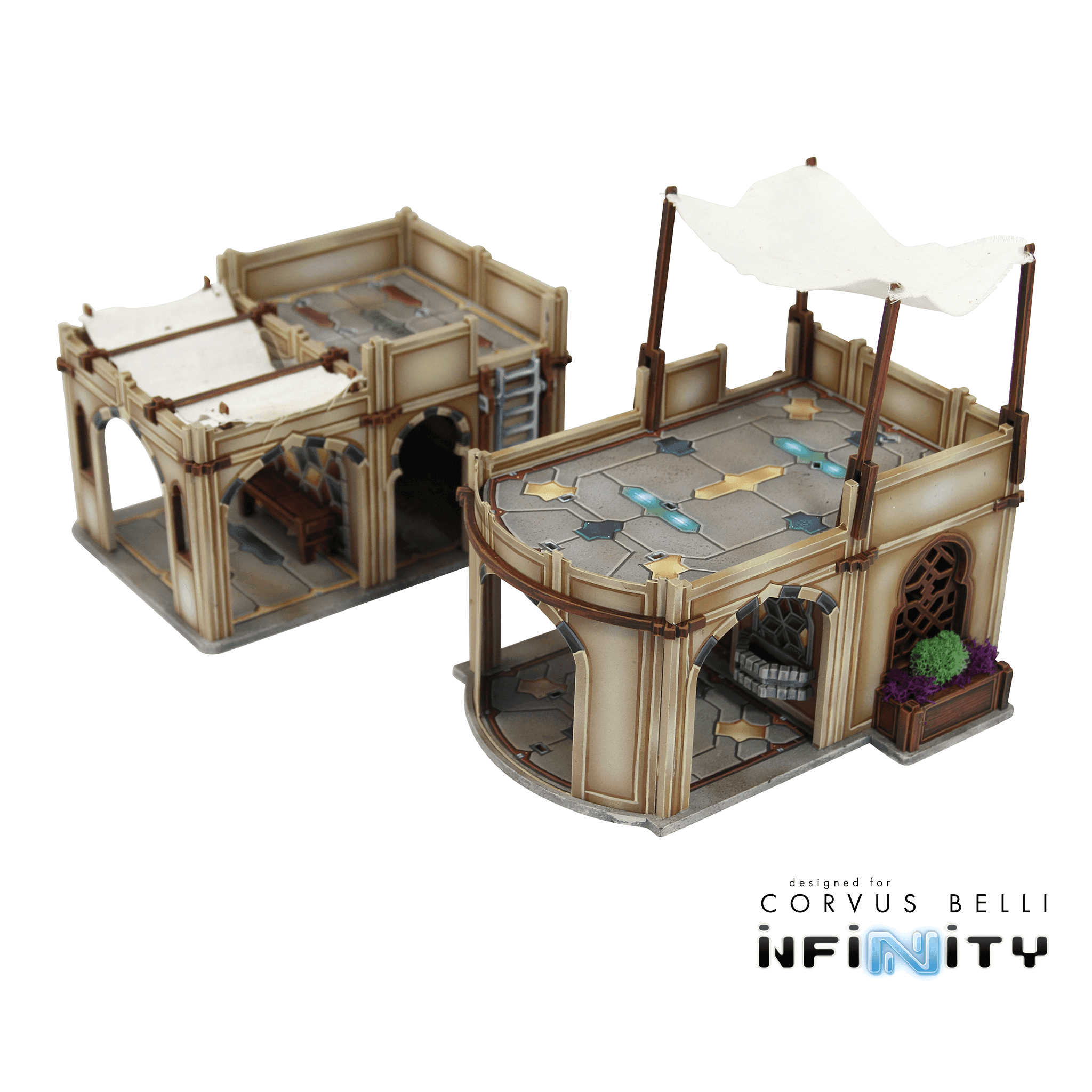 Alcazaba Utility Buildings - 2 Pack