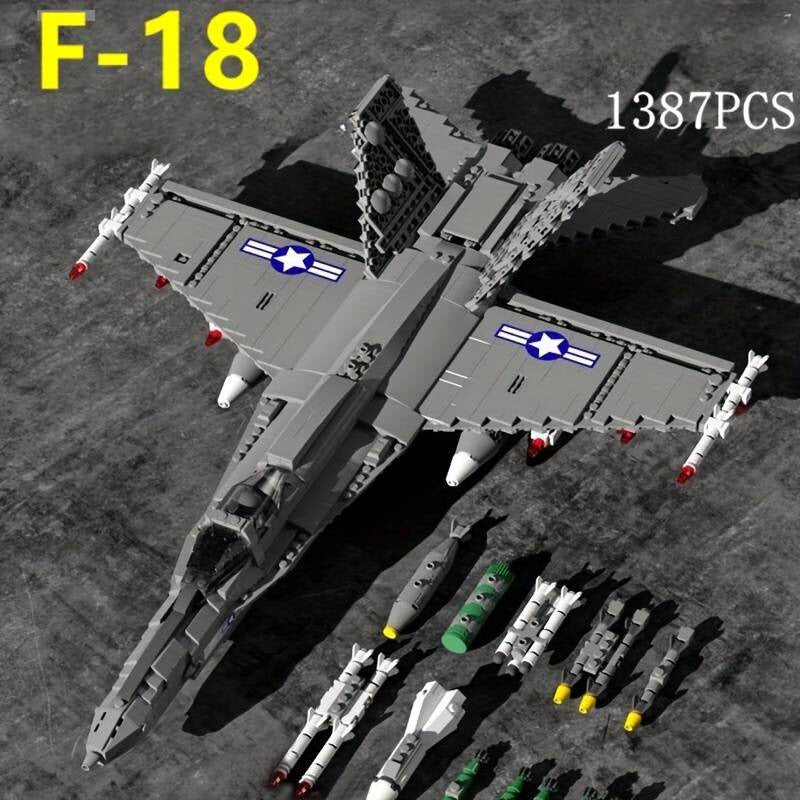 F-18 Hornet Fighter Jet - Mil-Blox