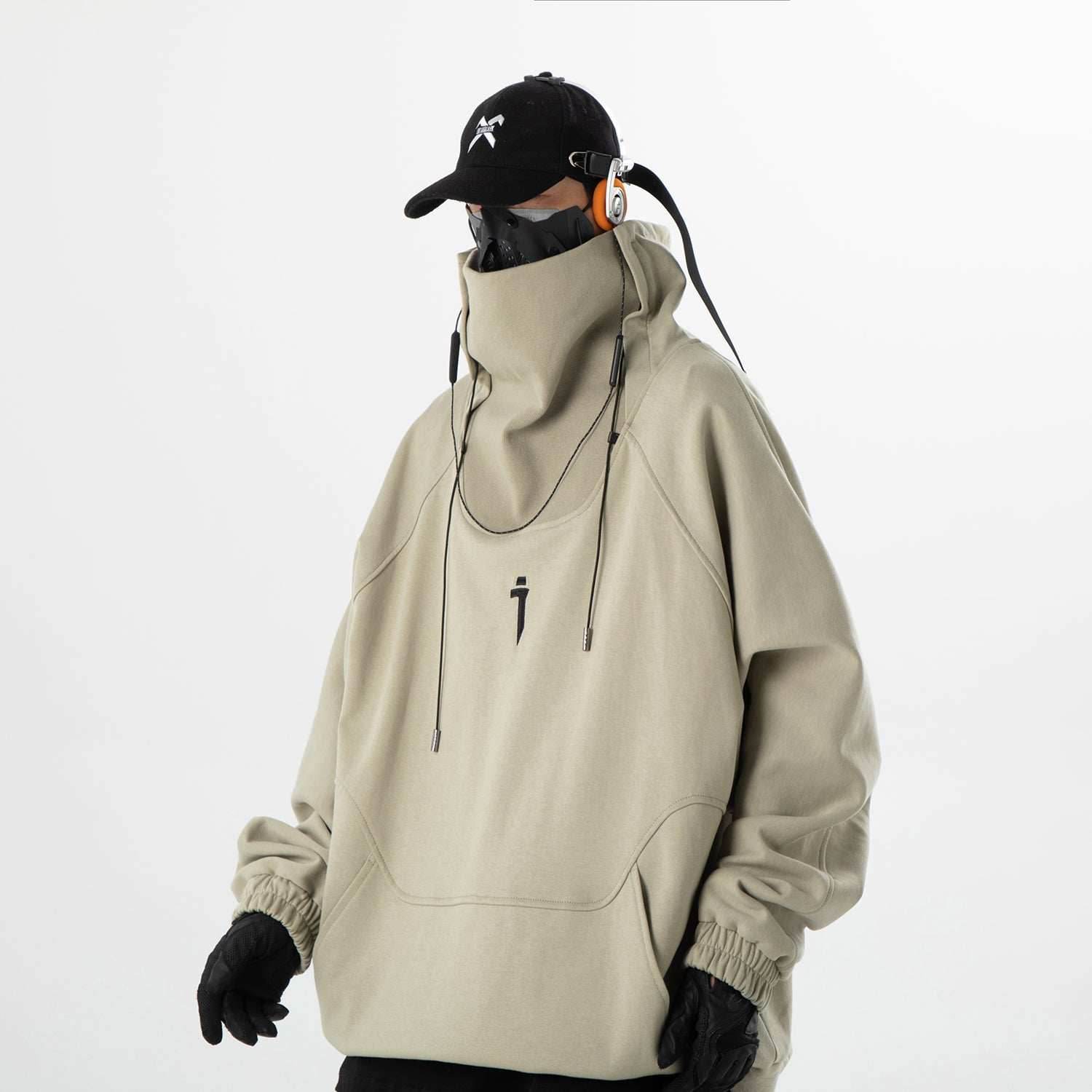HiH49 Precision High Neck Olive Sweater - M