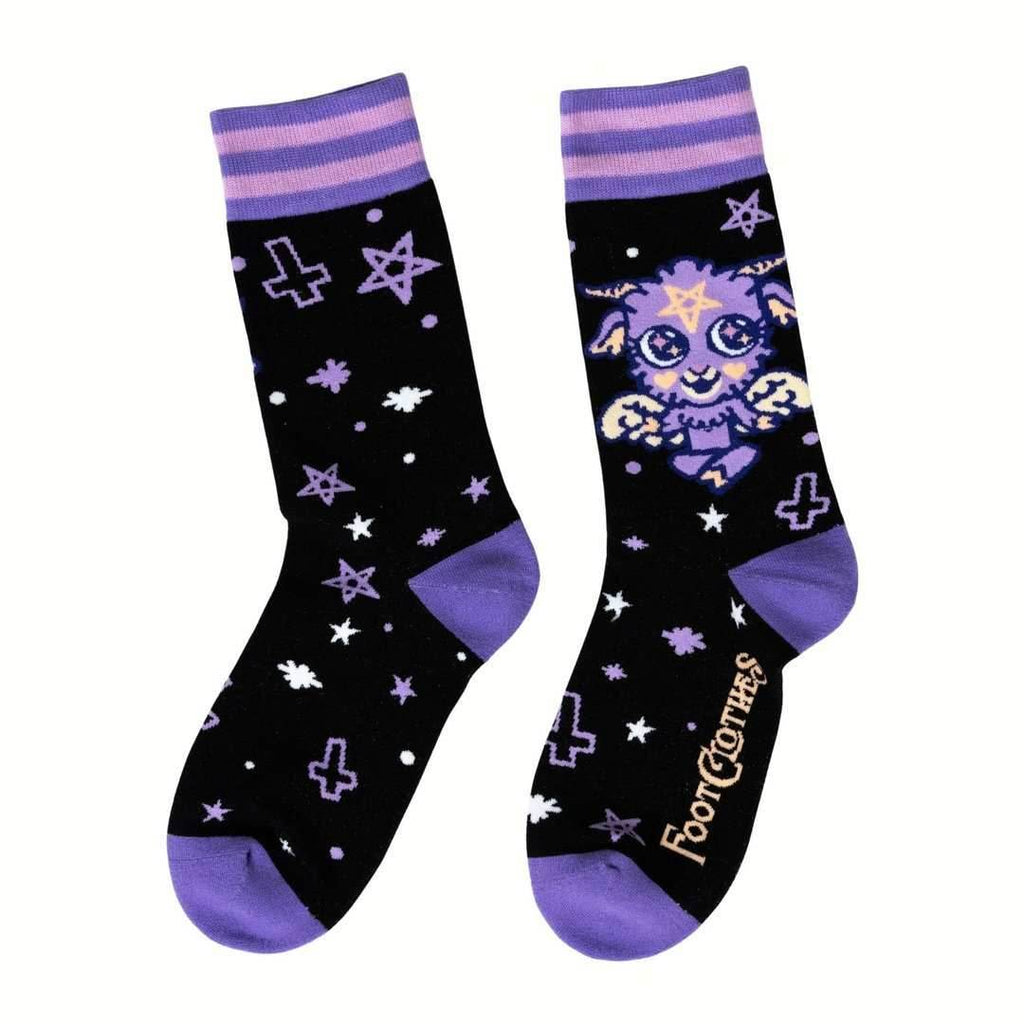 Baby Baphomet Crew Socks - 