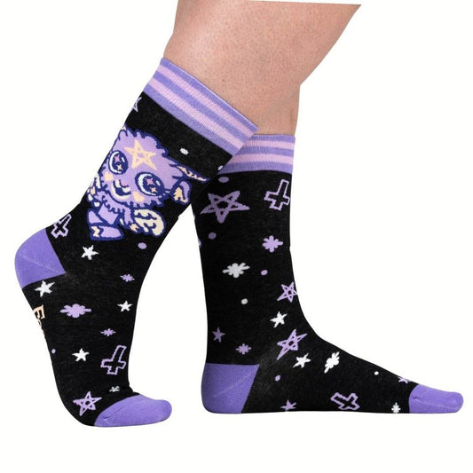 Baby Baphomet Crew Socks - 
