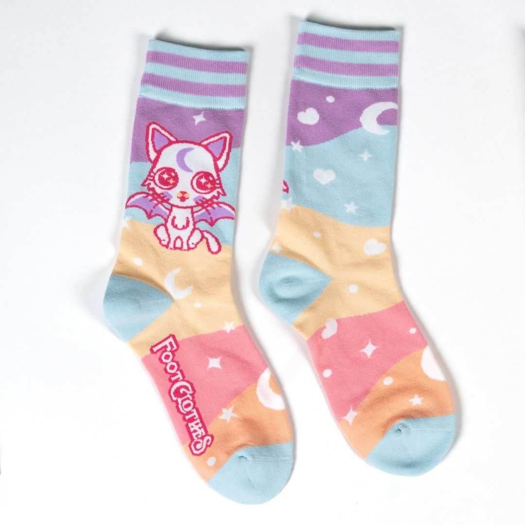 Mystic Kitty Crew Socks - 